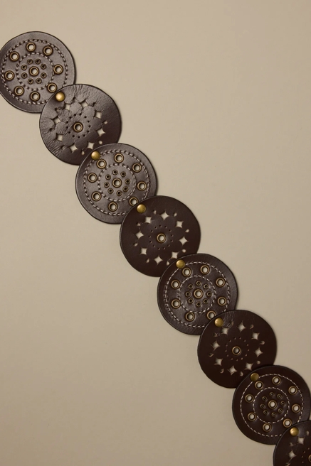 STUDDED CIRCLE DISC BELT, image 2
