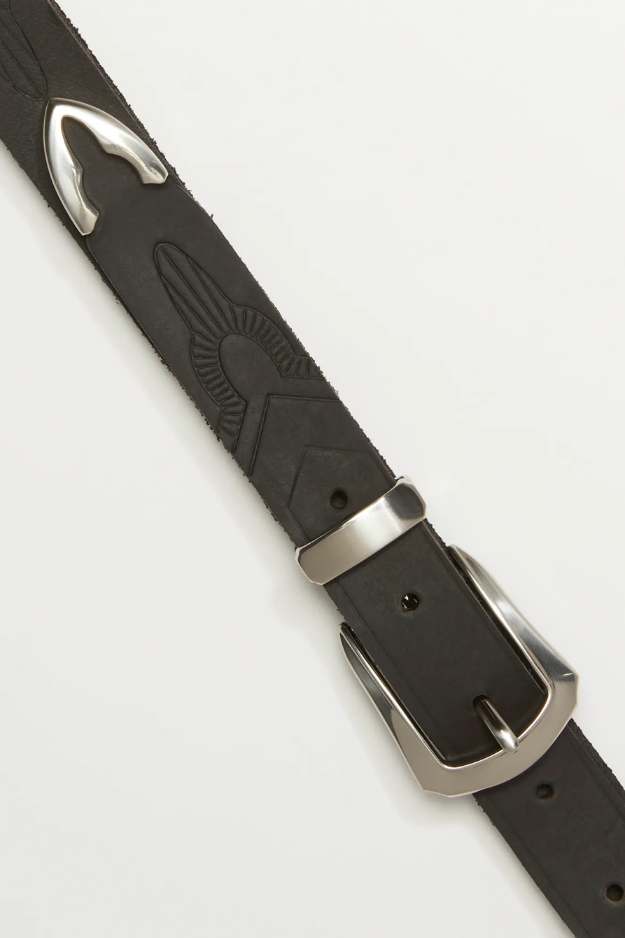 WESTERN LEATHER BELT, image 2