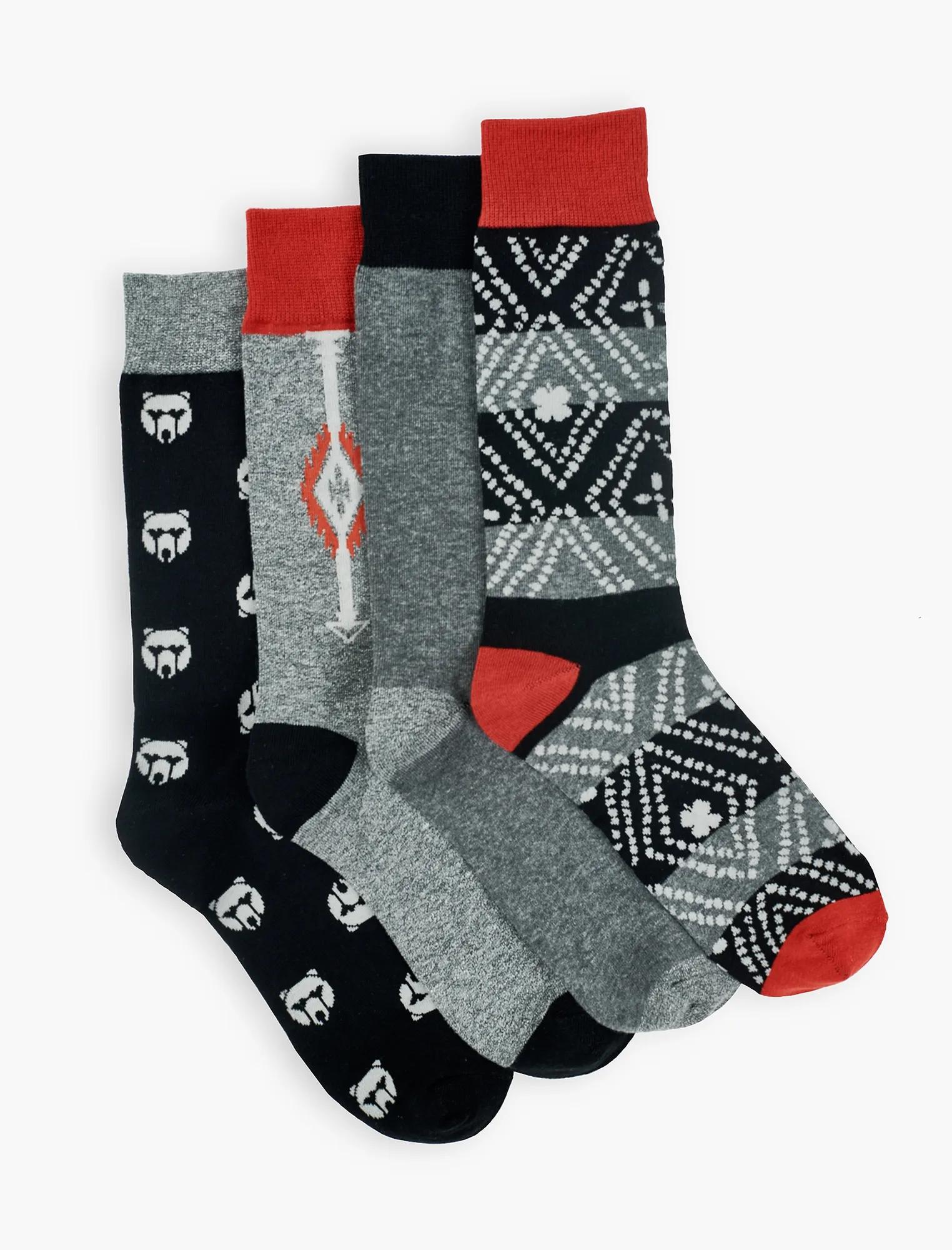 CLOVER FAIRISLE SOCKS, image 1