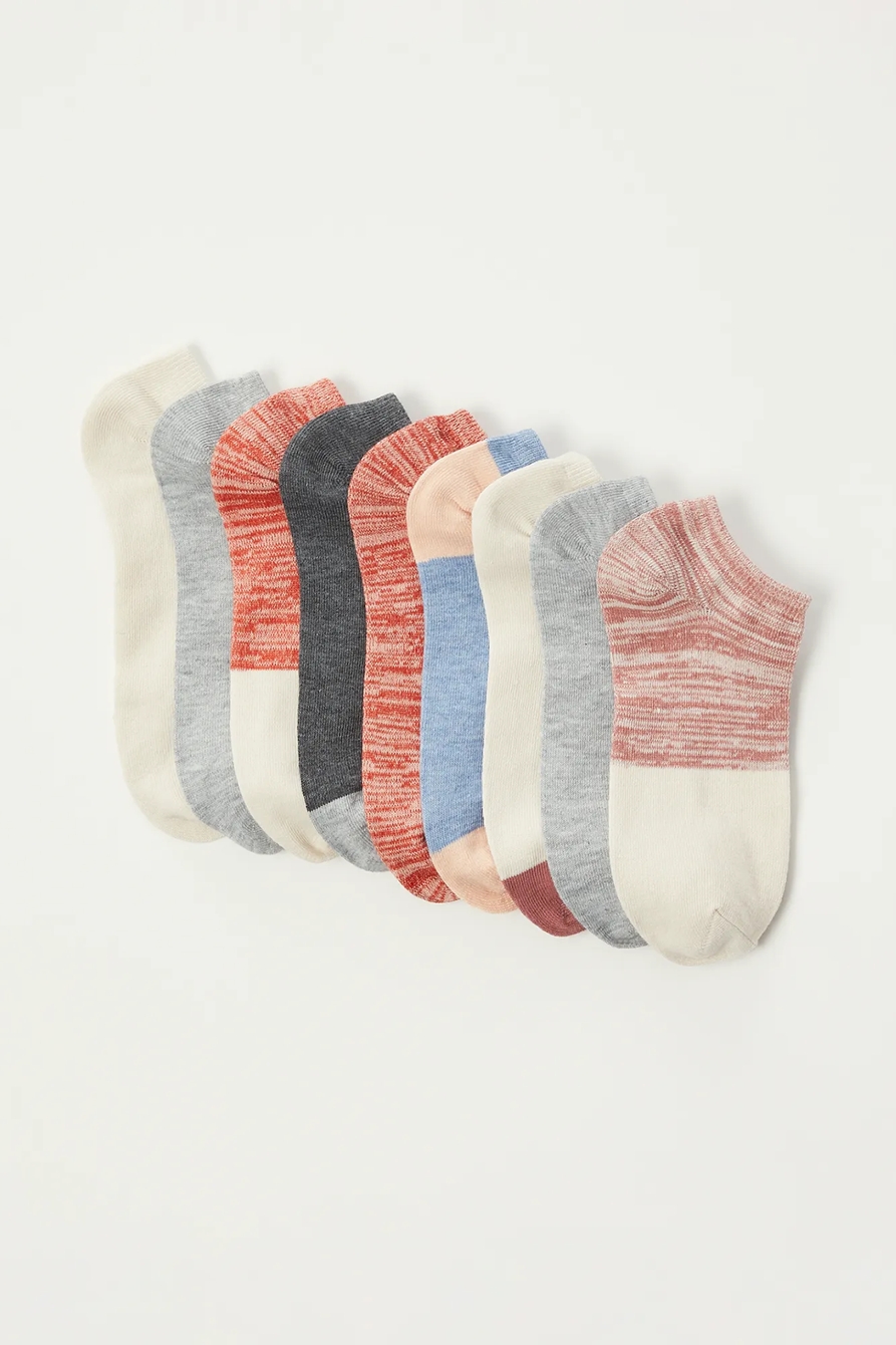 9 PACK KNIT BLOCK SOCK, image 1