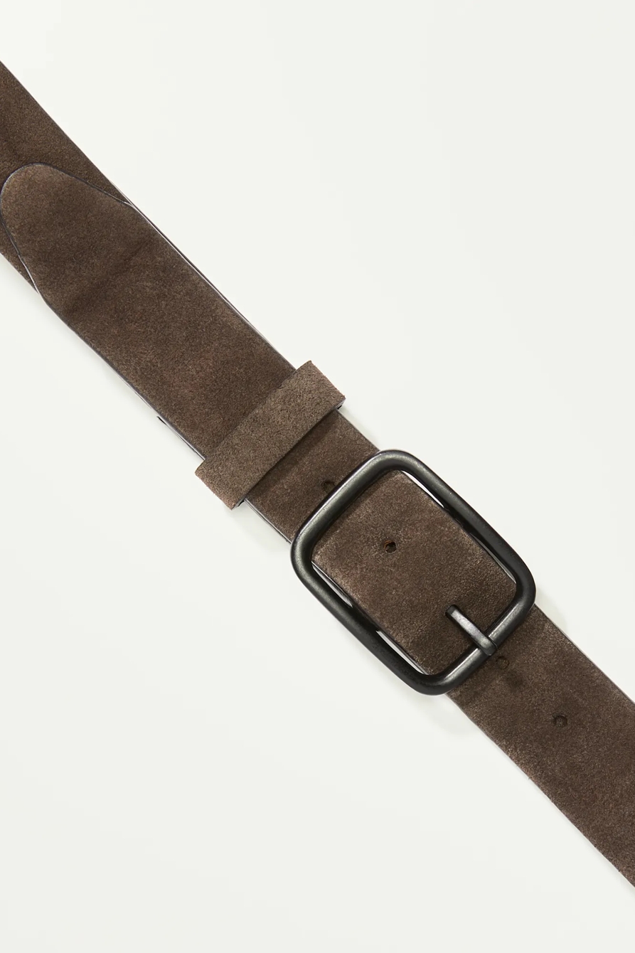 SUEDE OX BUCKLE BELT, image 2