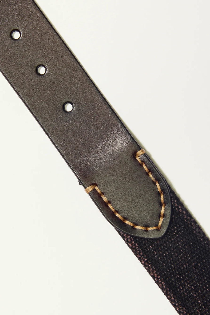 MENS WASHED WEBBED BELT, image 2
