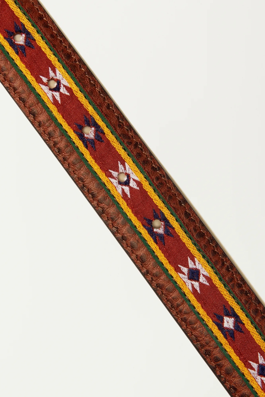 MENS SOUTHWEST WOVEN BELT, image 2
