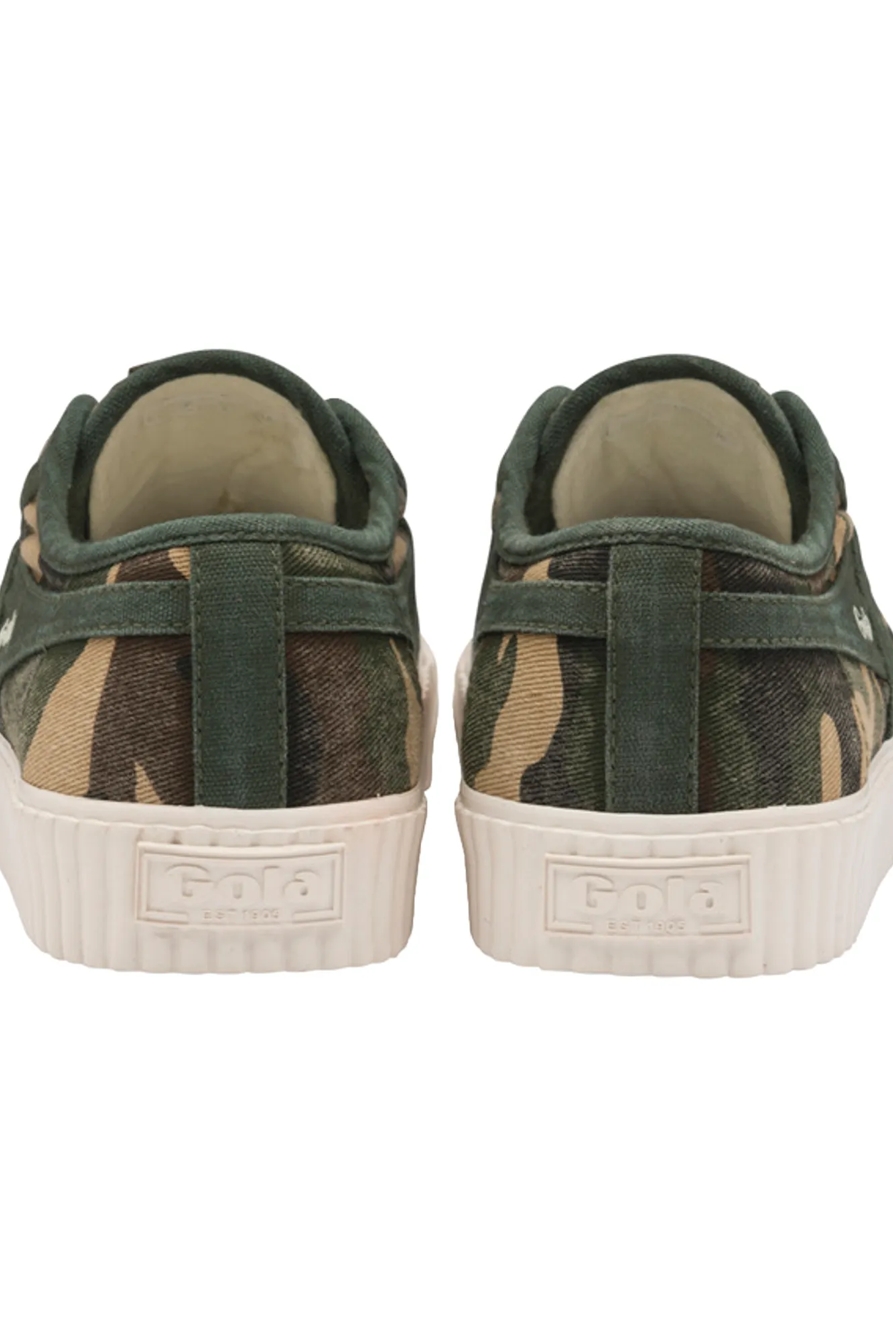 GOLA CADET CAMO CANVAS SNEAKER, image 4