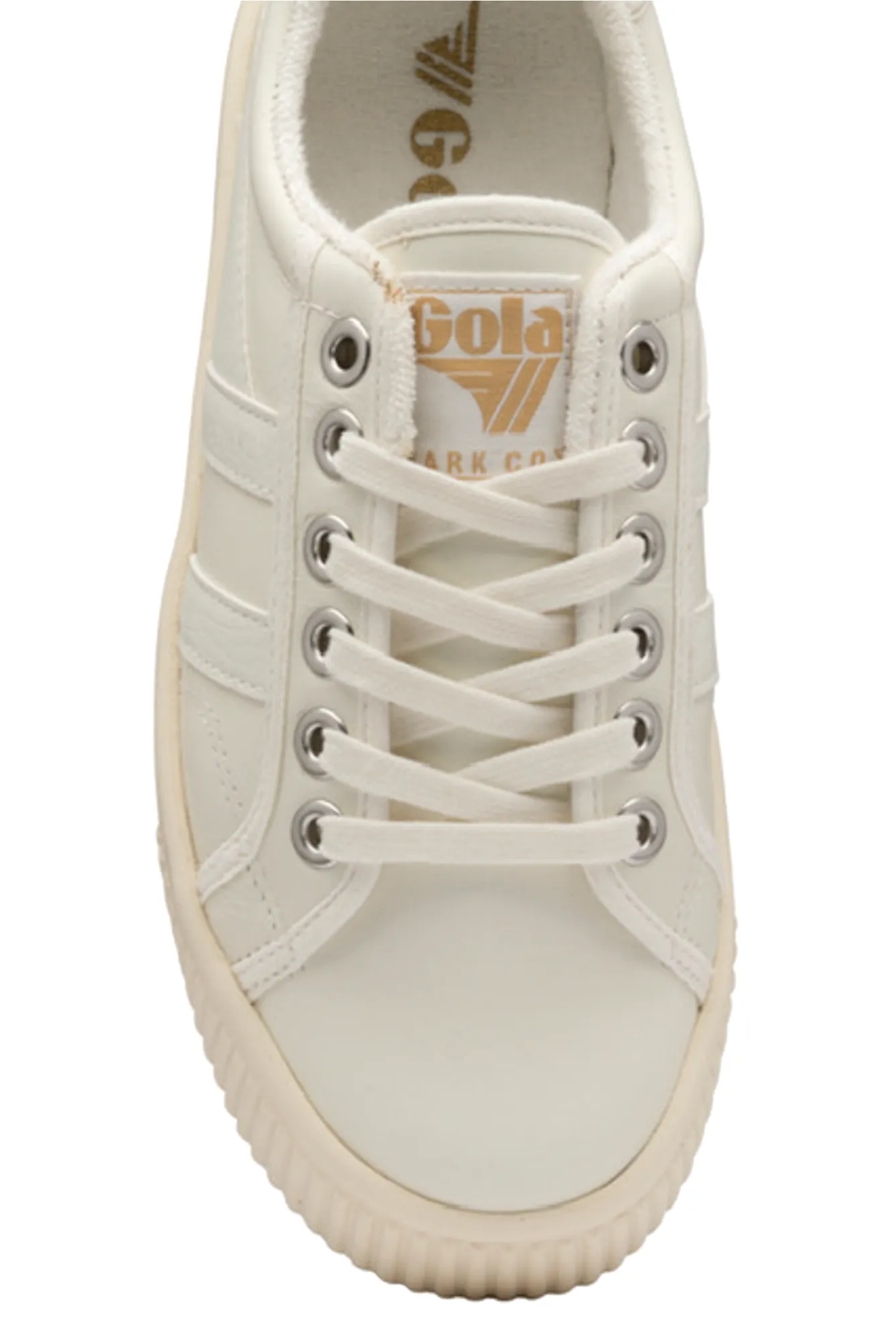 GOLA BASELINE MARK COX LEATHER SNEAKER, image 4