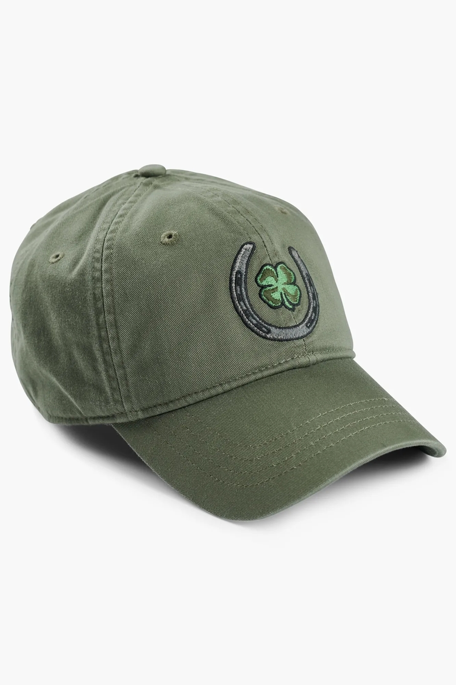 LUCKY HORSESHOE EMBROIDERED HAT, image 1
