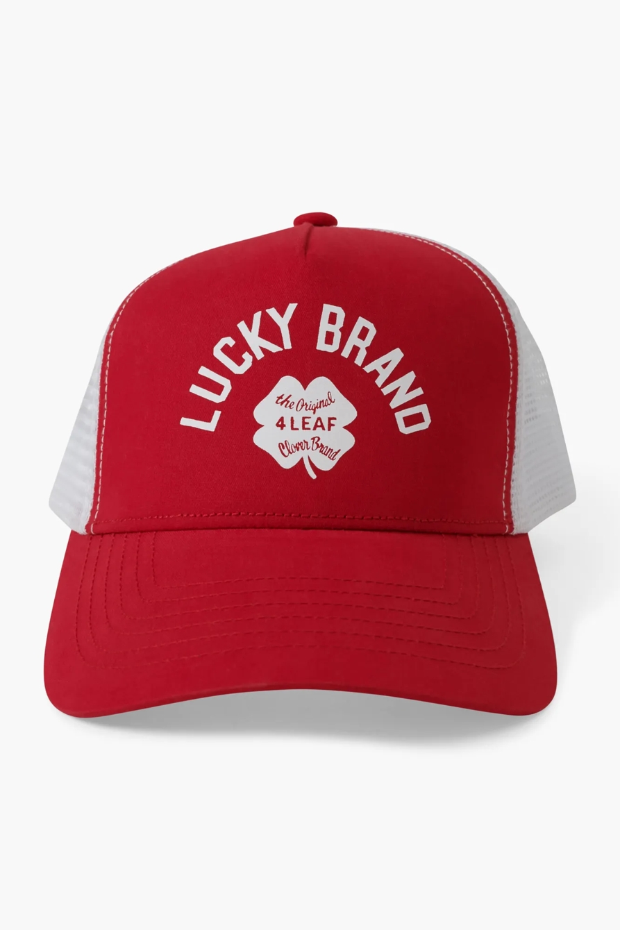 VINTAGE LUCKY TRUCKER HAT, image 1