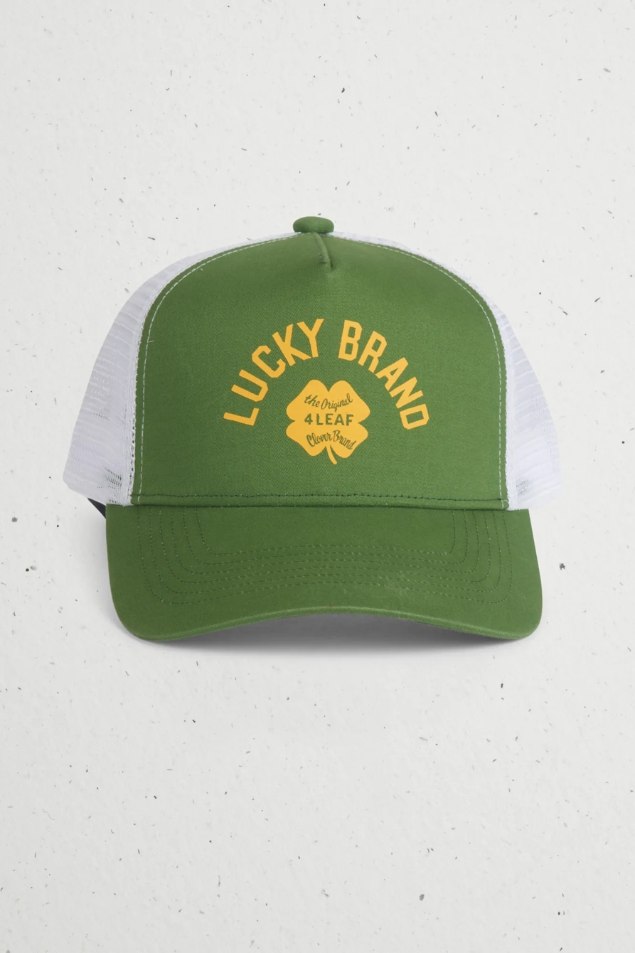 VINTAGE LUCKY TRUCKER HAT, image 1