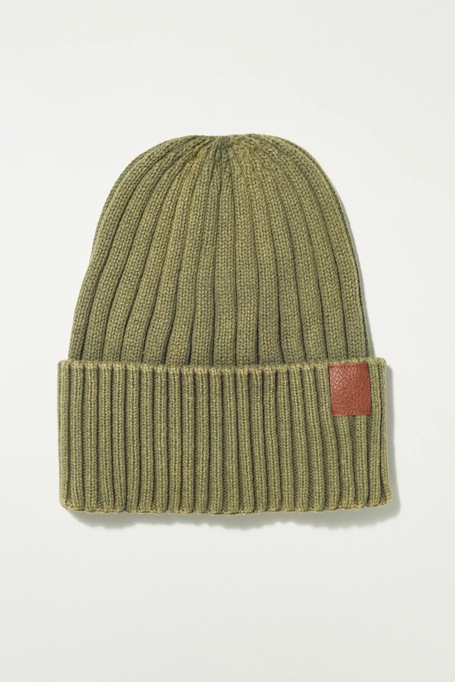 ACID WASH RIB BEANIE, image 1