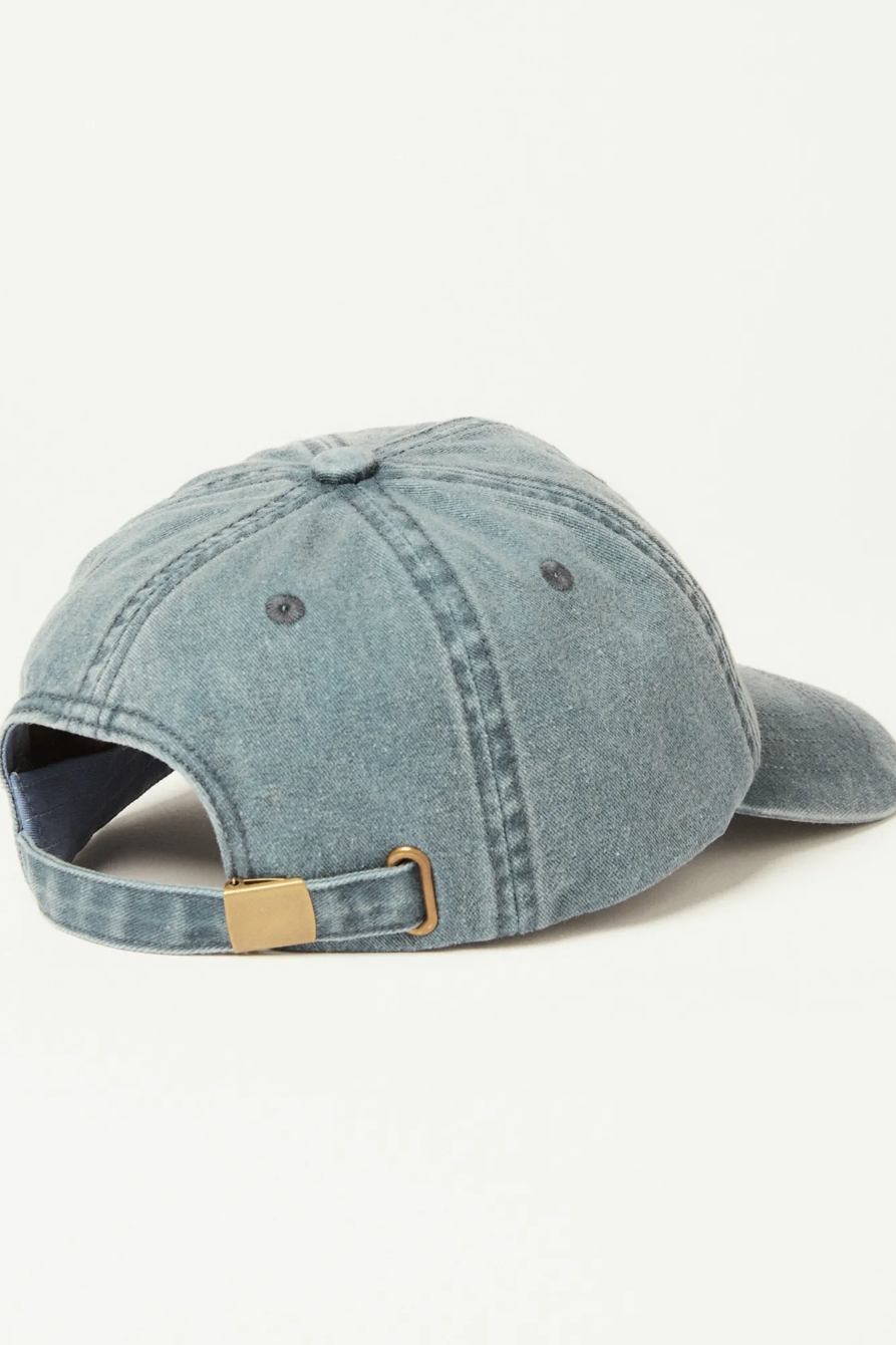 POT LEAF DENIM BASEBALL HAT, image 2