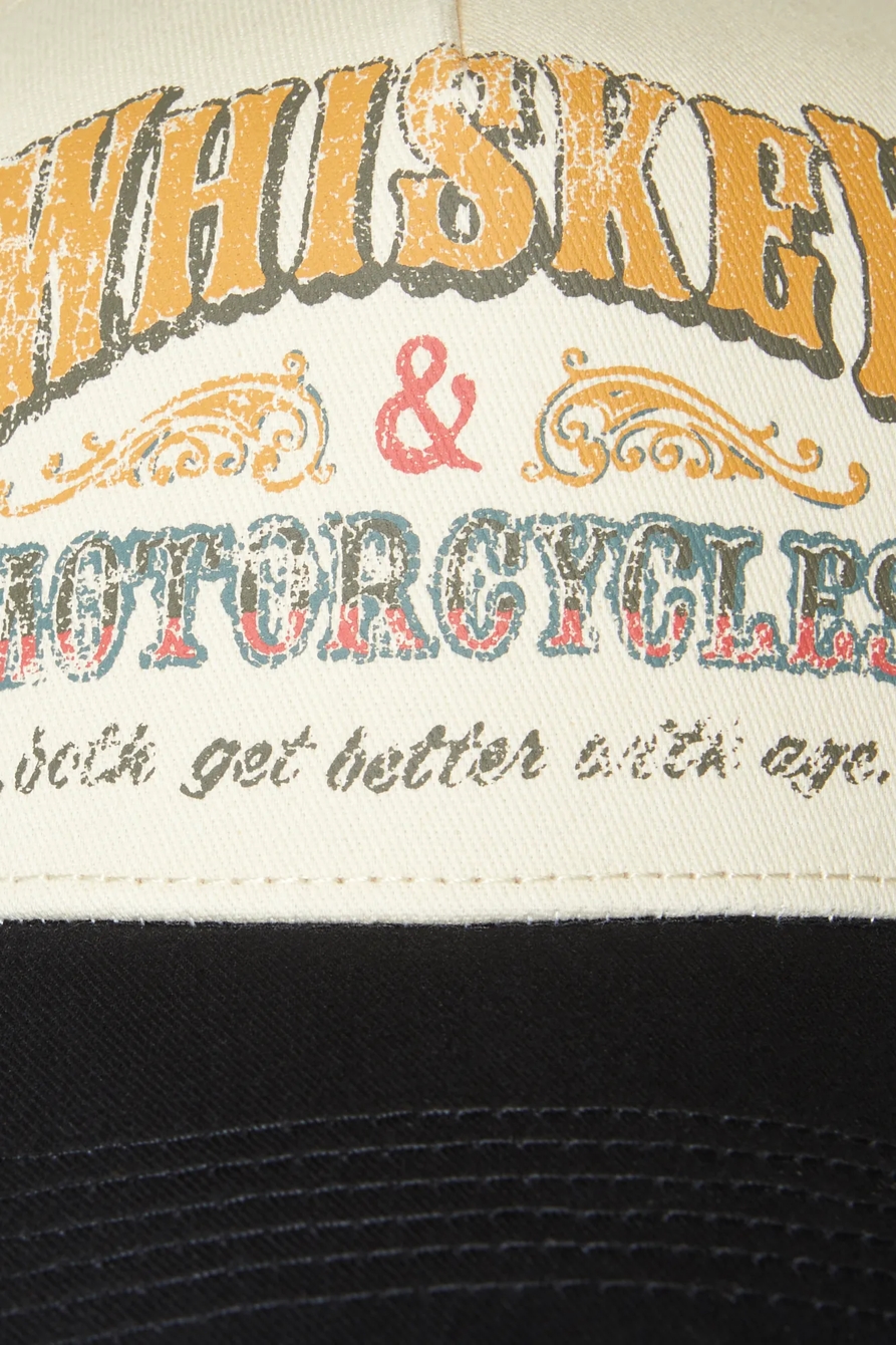 WHISKEY AND MOTO TRUCKER HAT, image 3