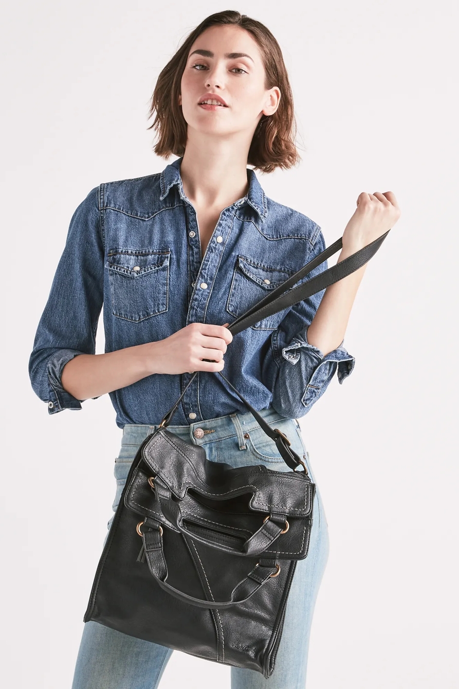 LARGE FOLDOVER TOTE, image 2