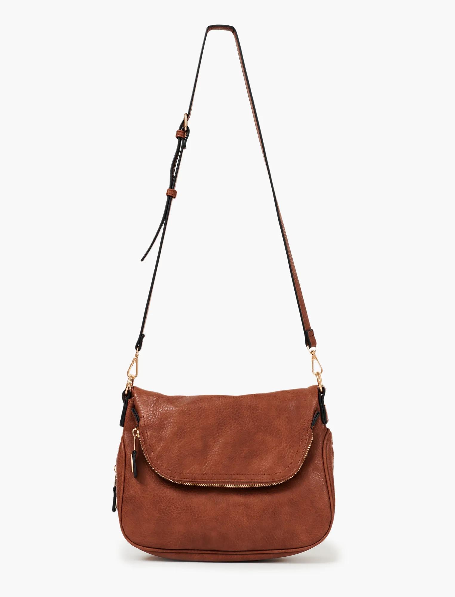 VEGAN LEATHER MID SIZE HANDBAG, image 3