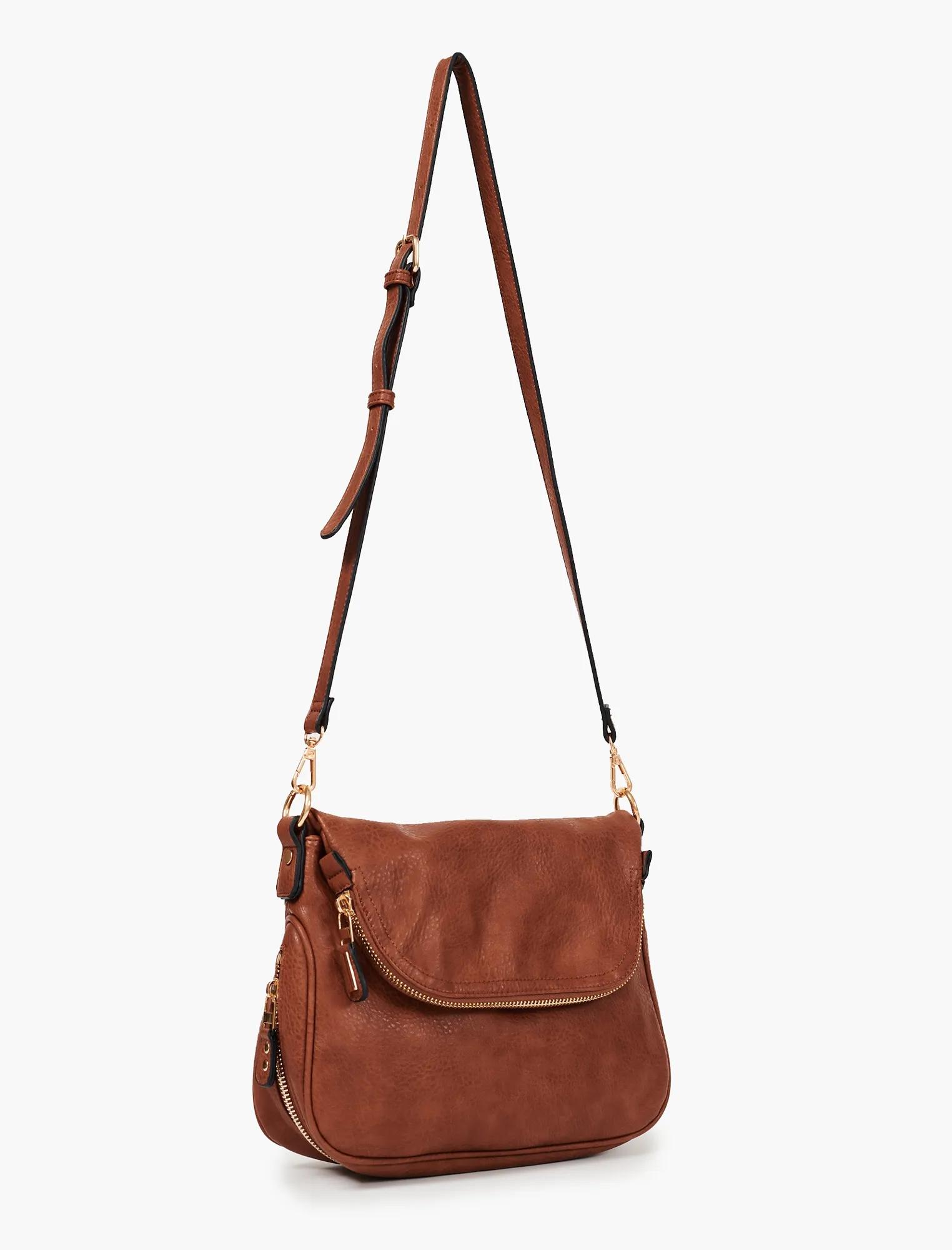 VEGAN LEATHER MID SIZE HANDBAG, image 5