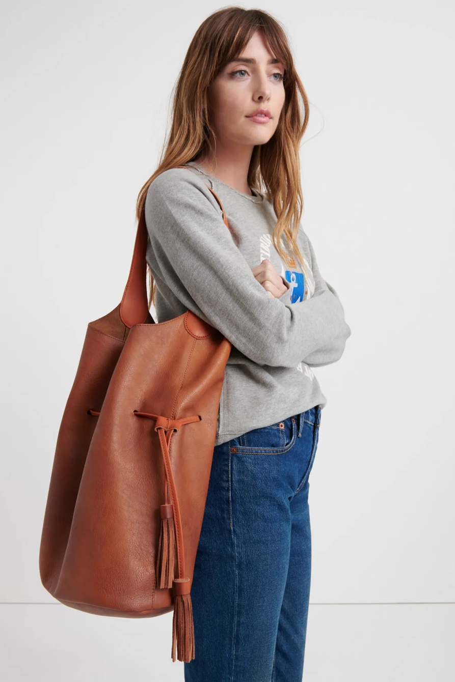 BUCKET DRAWSTRING SHOULDER BAG, image 2