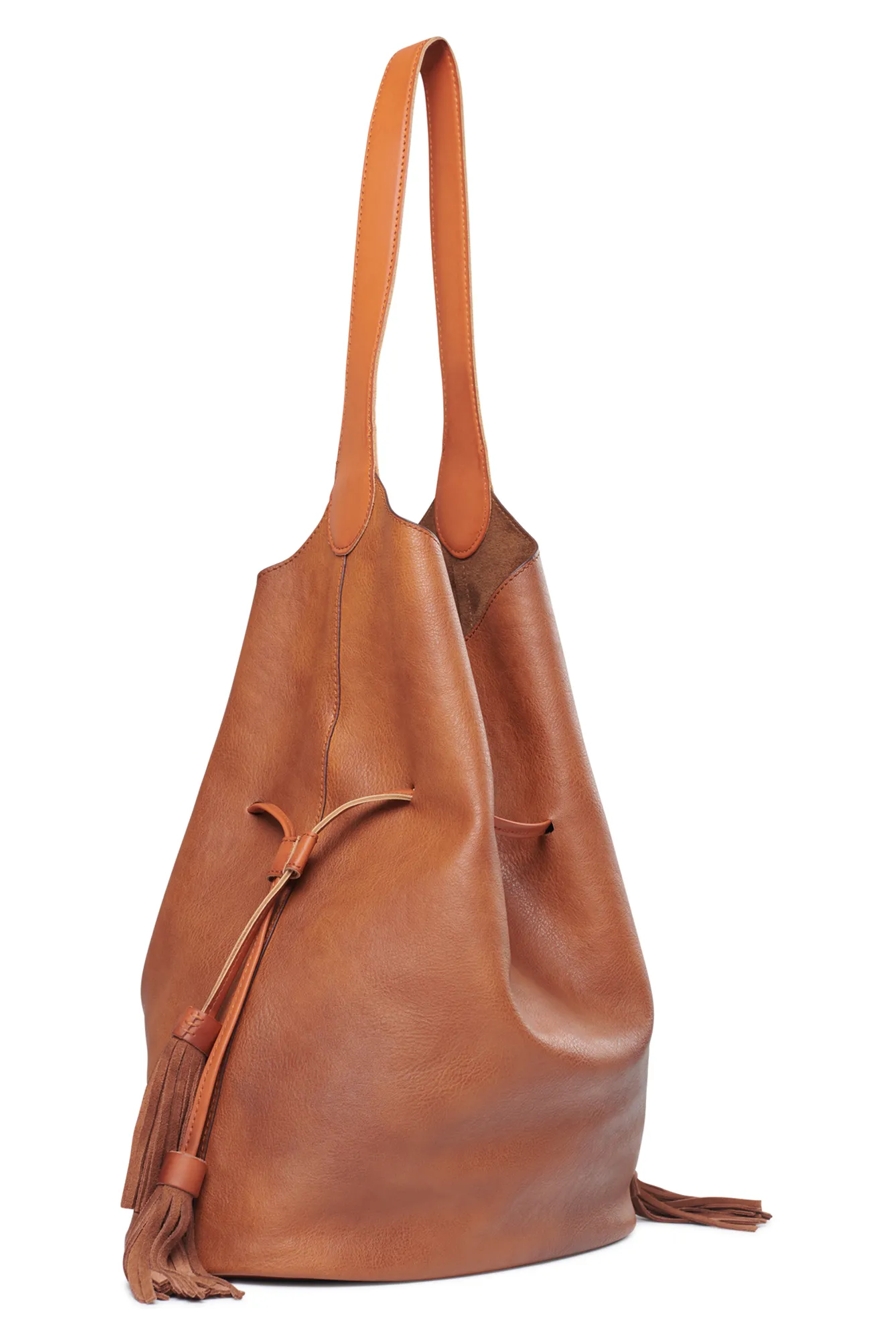 BUCKET DRAWSTRING SHOULDER BAG, image 3