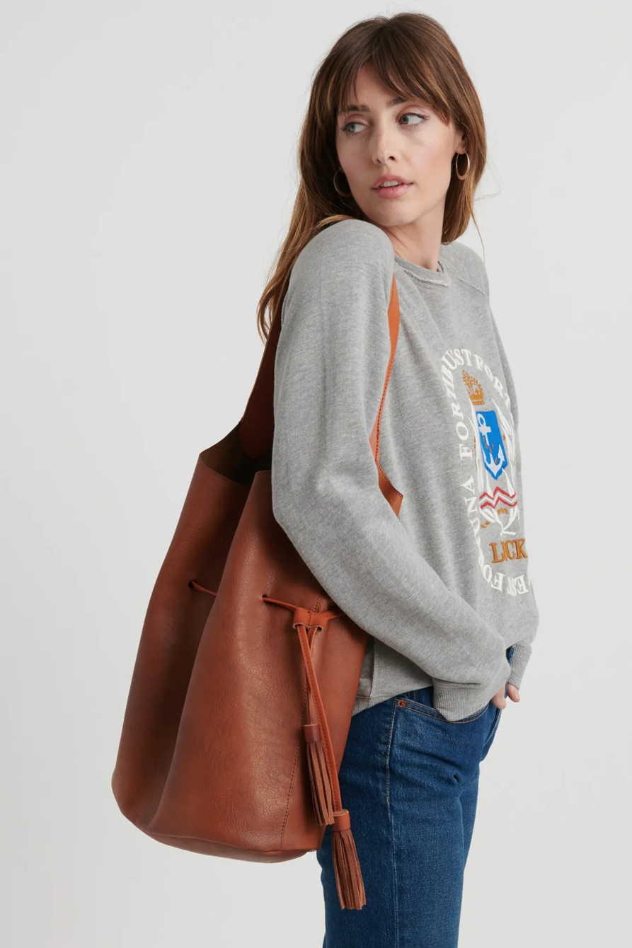 BUCKET DRAWSTRING SHOULDER BAG, image 6