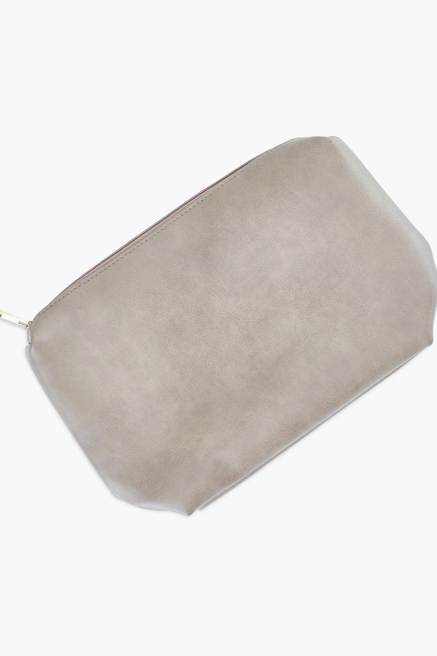 VEGAN LEATHER ATTACHED POCKET TOTE, image 9