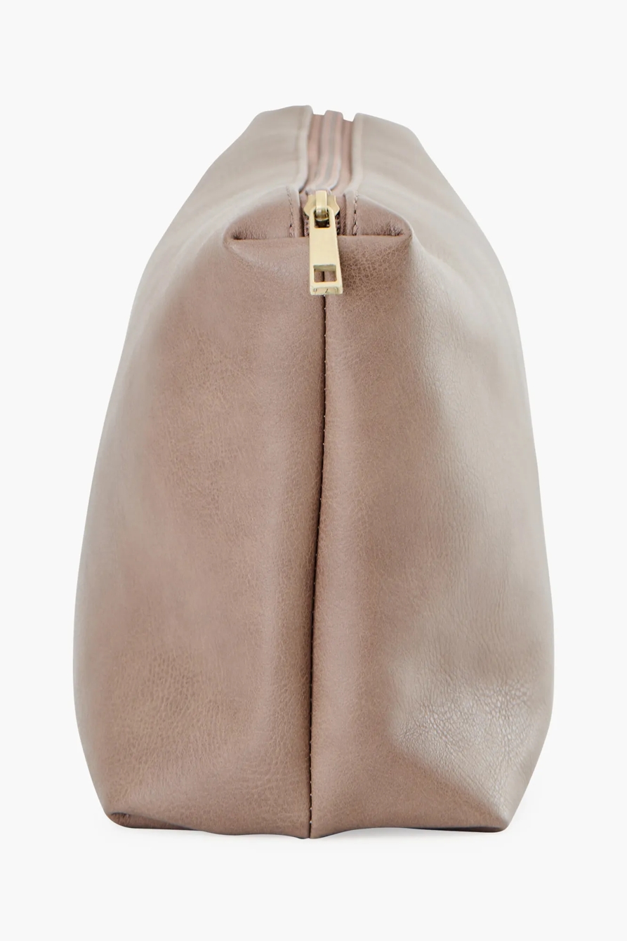 VEGAN LEATHER ATTACHED POCKET TOTE, image 8