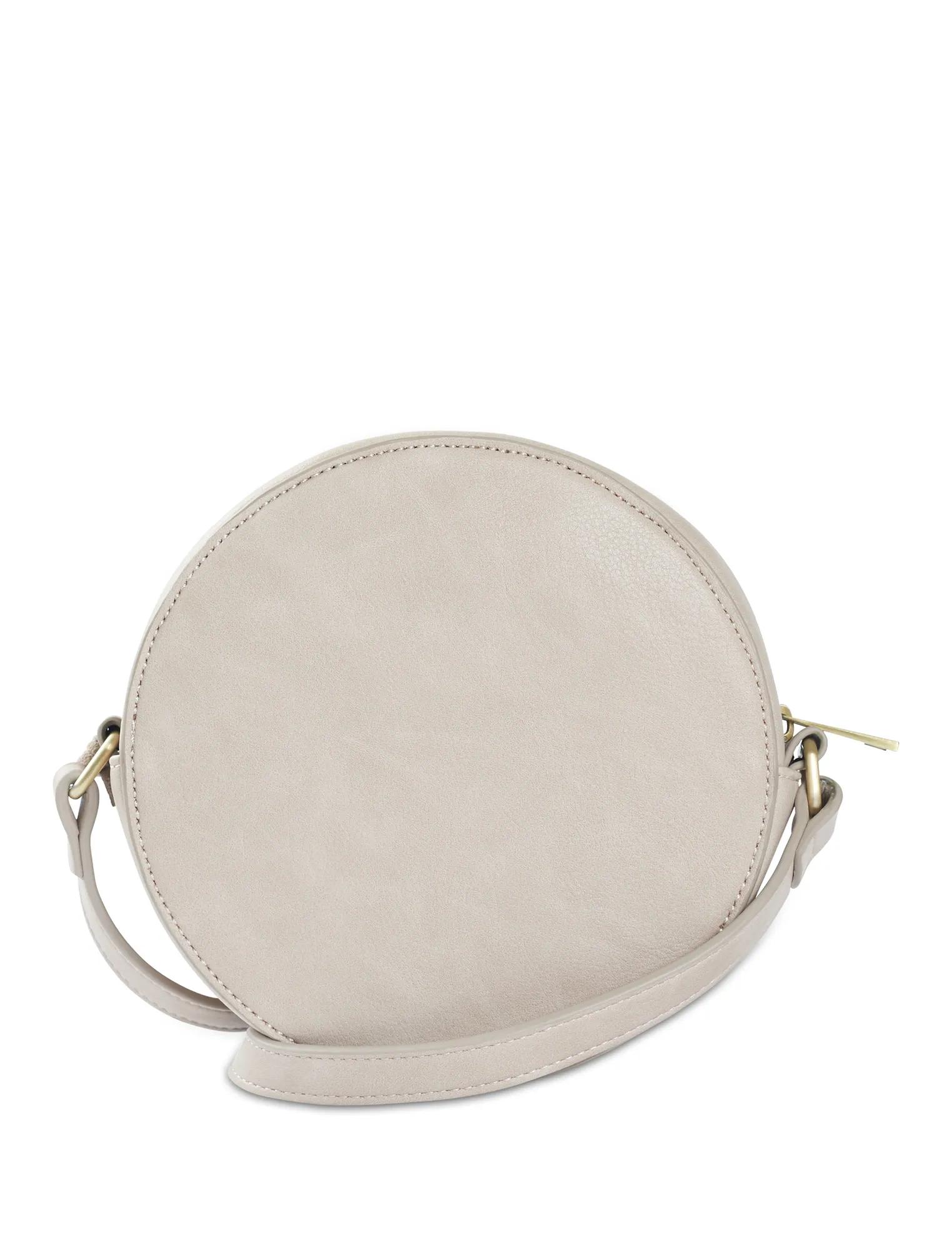 VEGAN LEATHER CIRCULAR WOVEN CROSSBODY, image 6