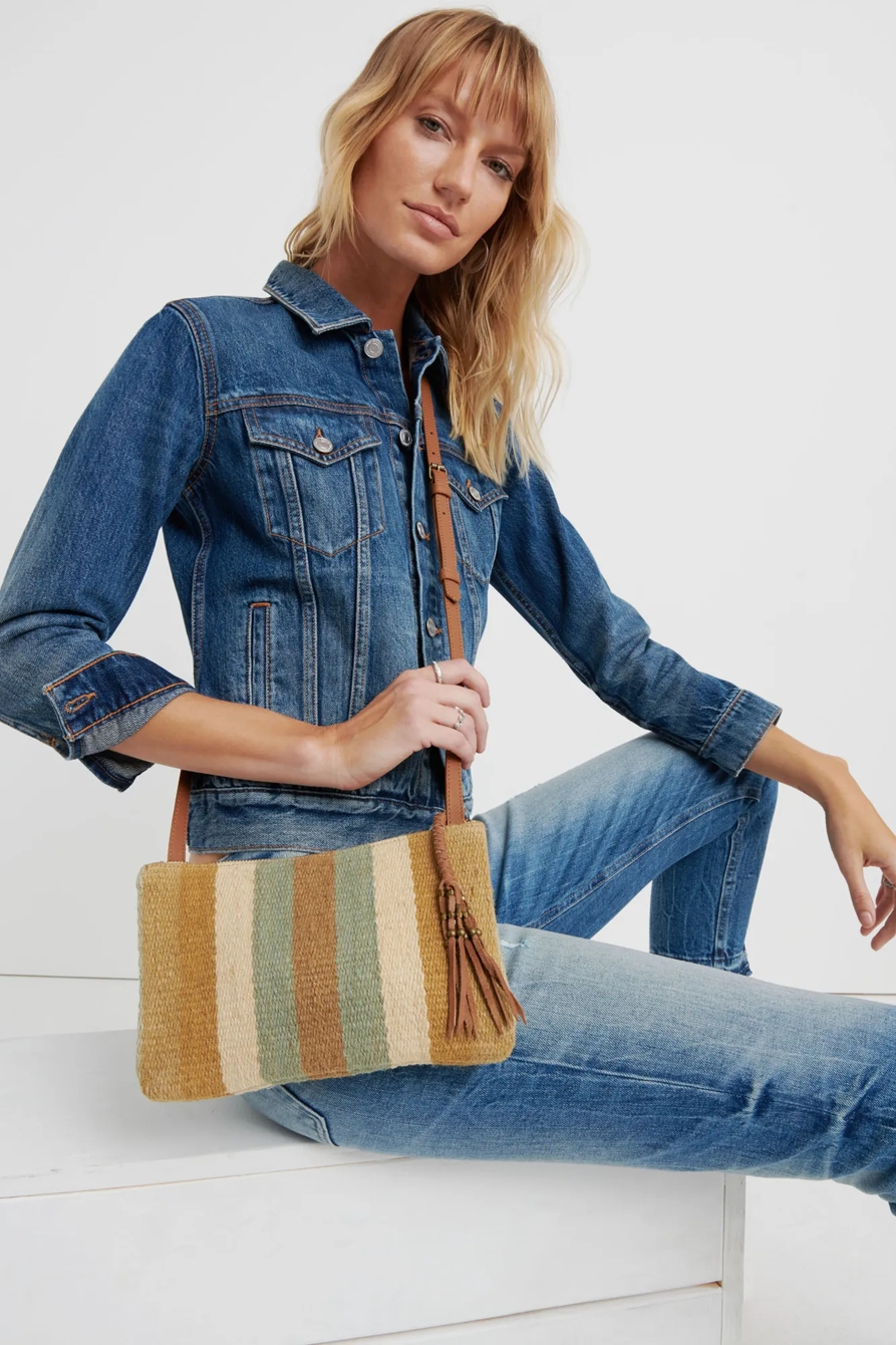 STRIPED CROSSBODY BAG, image 2