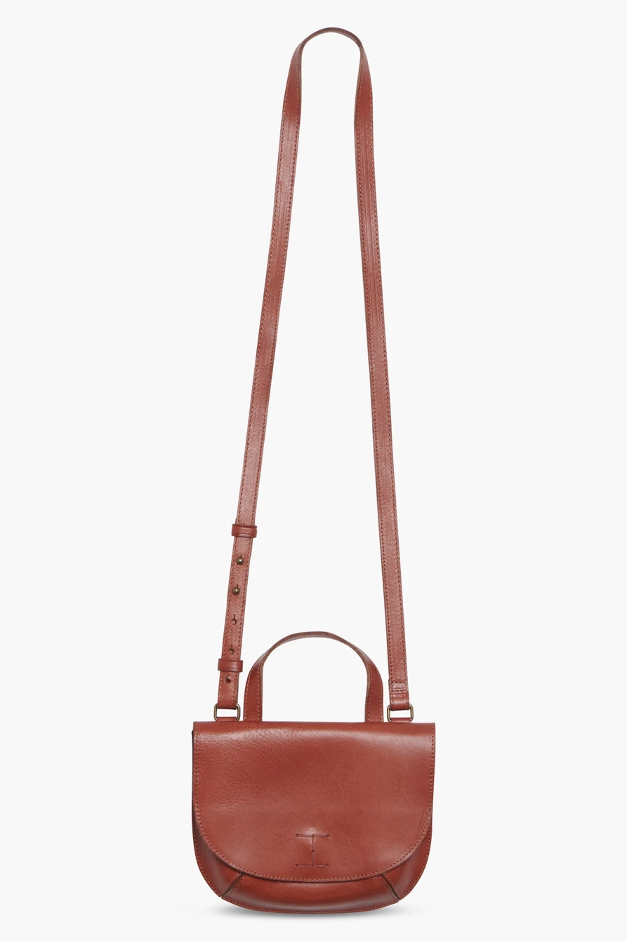 POINT LEATHER DOUBLE POCKET CROSSBODY BAG, image 3
