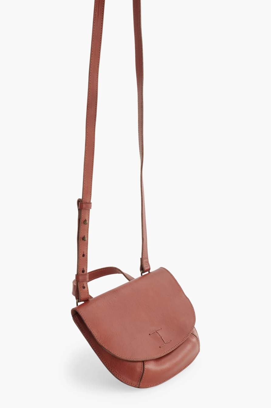POINT LEATHER DOUBLE POCKET CROSSBODY BAG, image 5