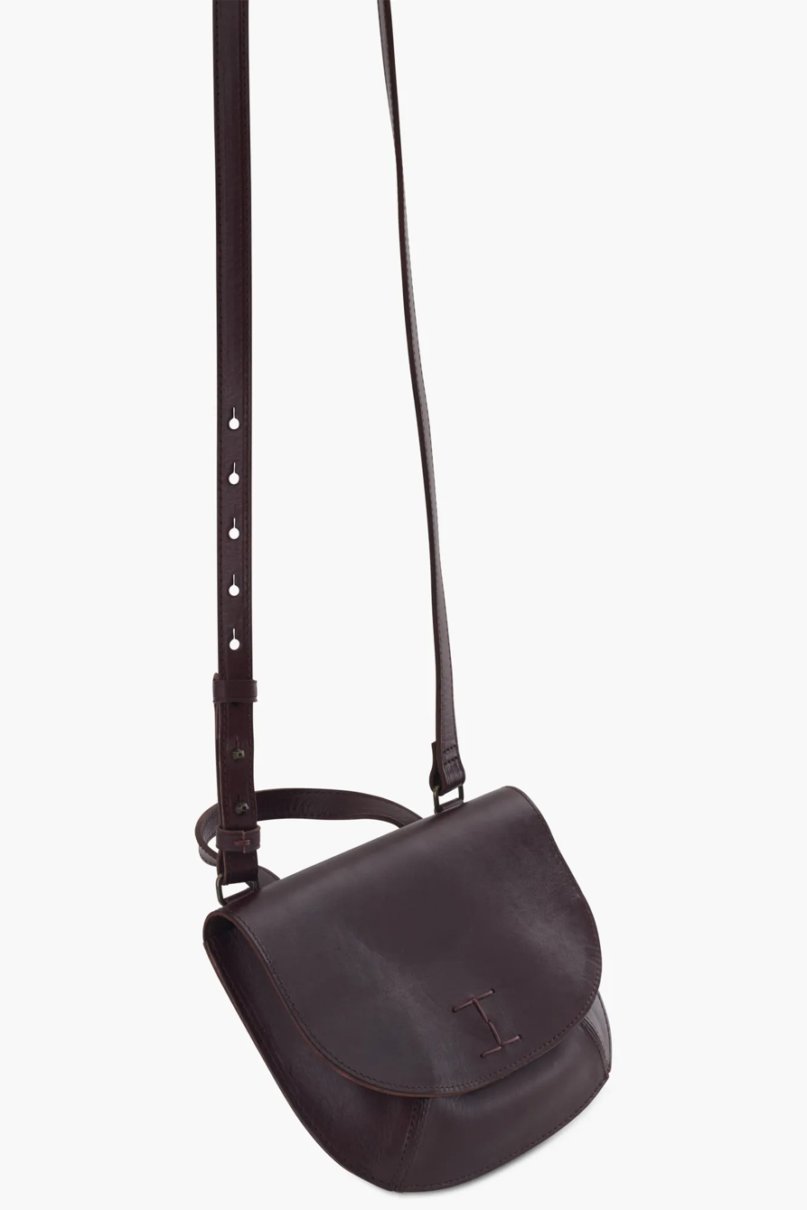 POINT LEATHER DOUBLE POCKET CROSSBODY BAG, image 4