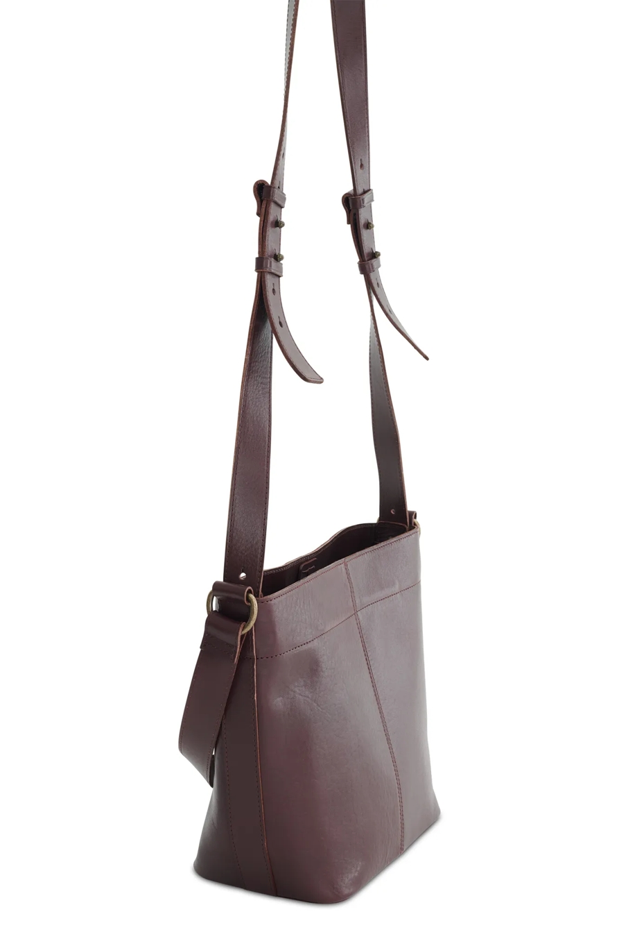 POINT LEATHER SATCHEL BAG, image 4