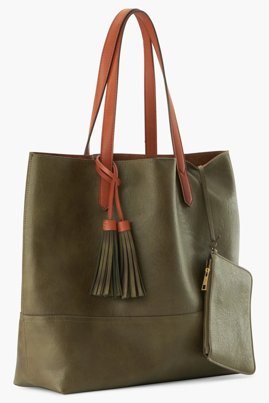 FRINGE TASSEL TOTE, image 2