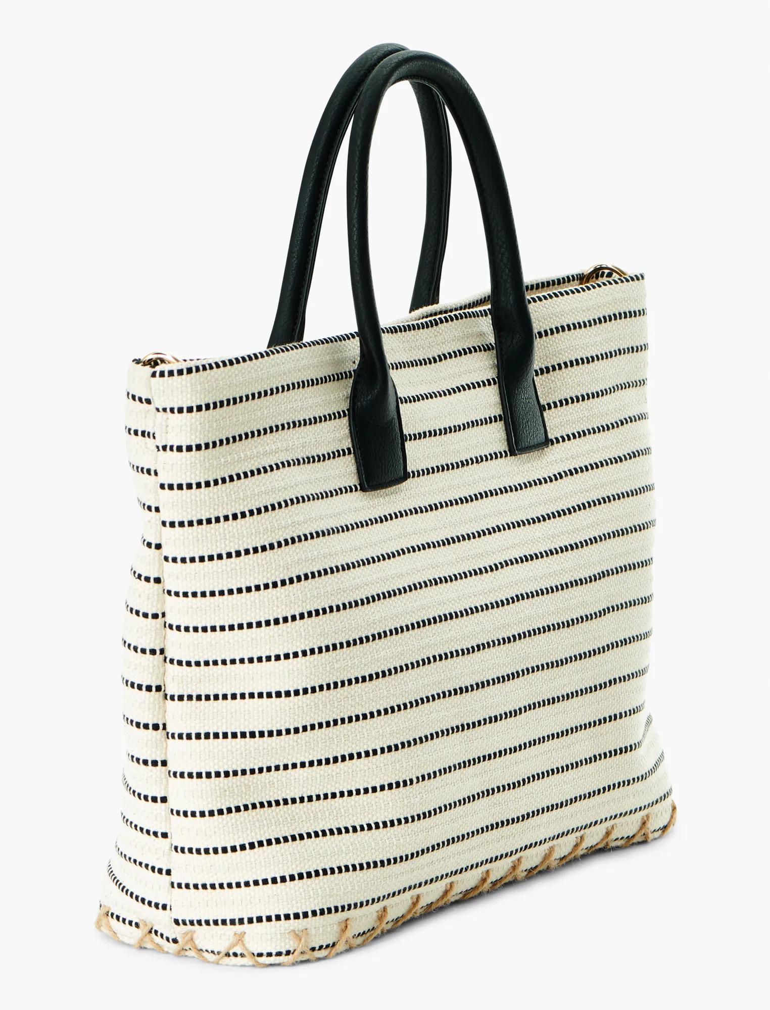 STRIPE SHOPPER TOTE, image 3