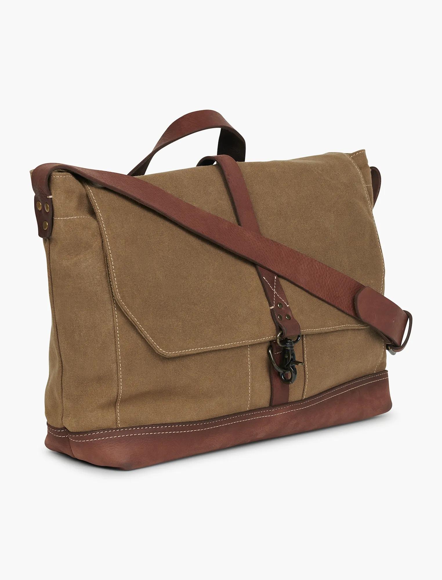WAXED CANVAS MESSENGER BAG, image 5