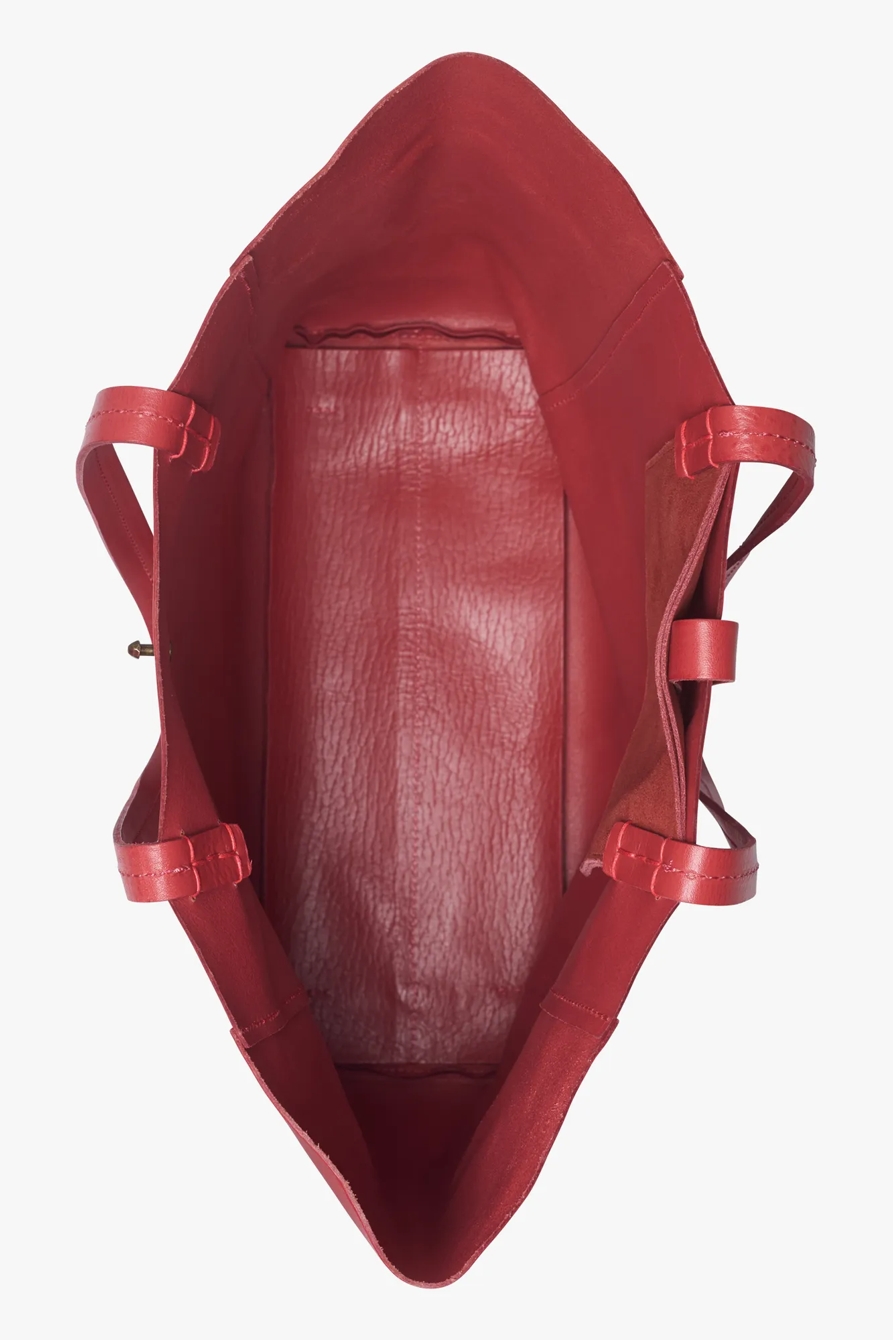 THE POINT LEATHER TOTE BAG, image 5