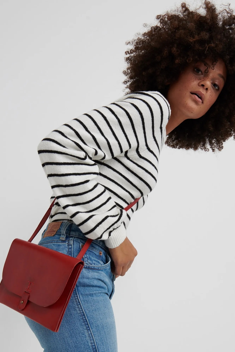 THE POINT LEATHER CROSSBODY BAG, image 2