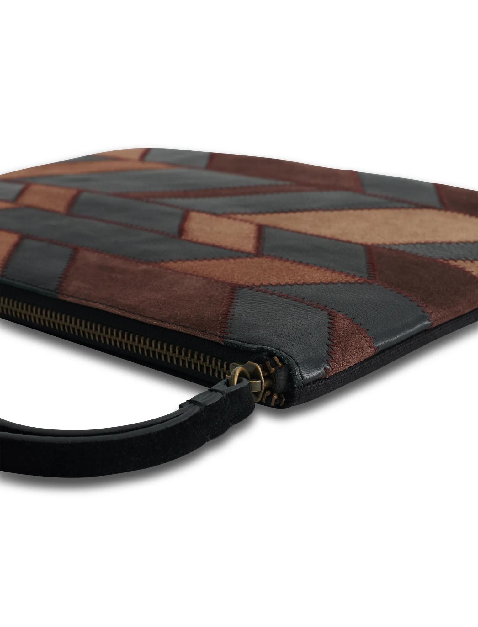 PATCHWORK EMBELLISHED CLUTCH BAG, image 3