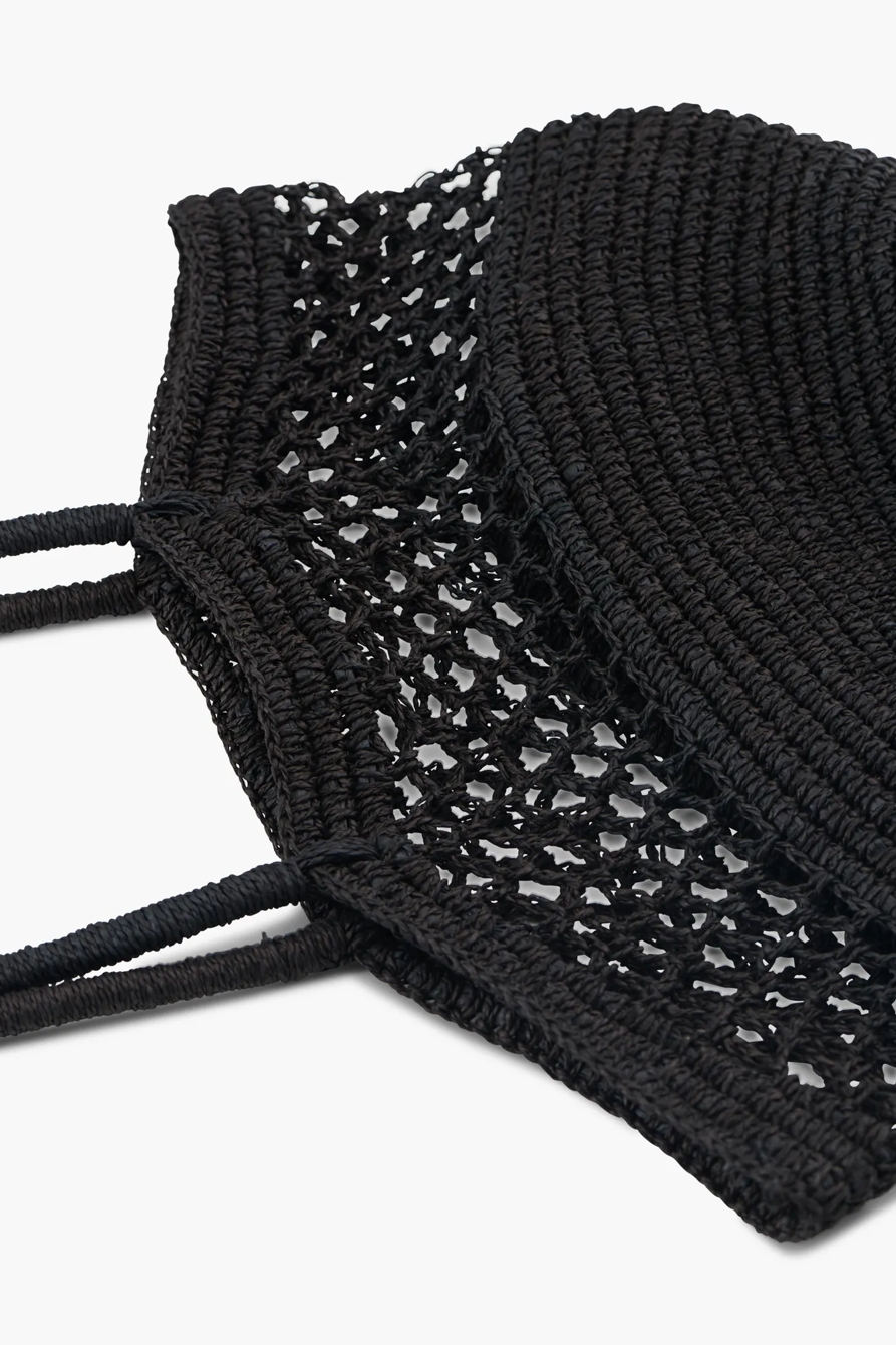 OPENWORK STRAW RAFIA TOTE BAG, image 2