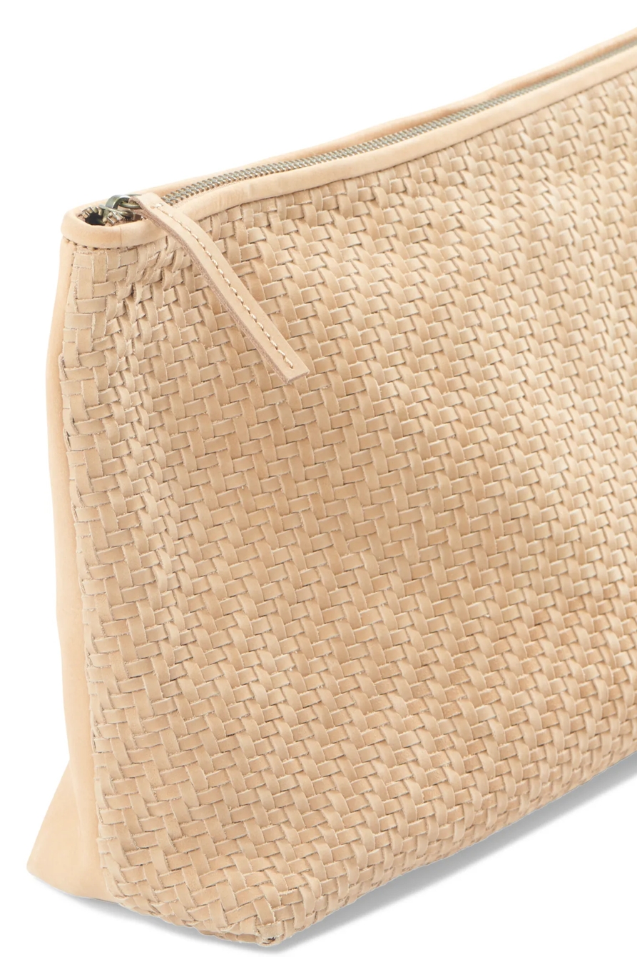 WOVEN LEATHER CLUTCH, image 2