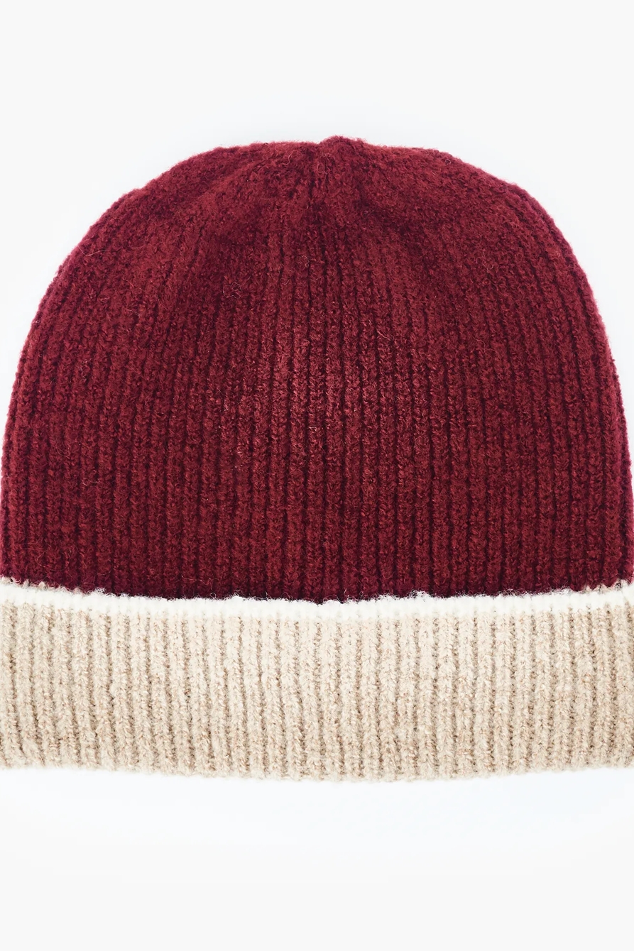 COLORBLOCKED BEANIE HAT, image 1