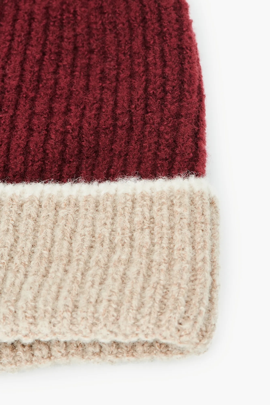 COLORBLOCKED BEANIE HAT, image 2