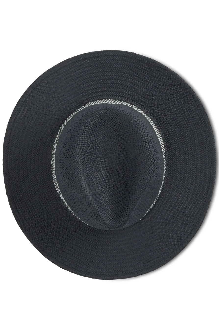 FEDORA WITH WOVEN TRIM, image 2