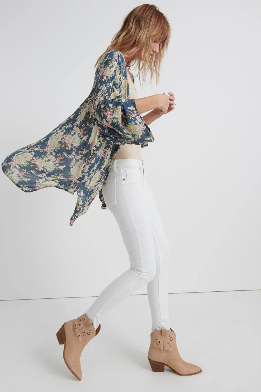 FLORAL PRINTED KIMONO, image 2