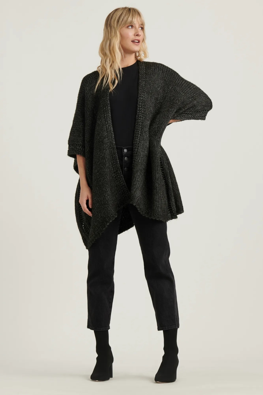 OPEN KNIT KIMONO, image 2