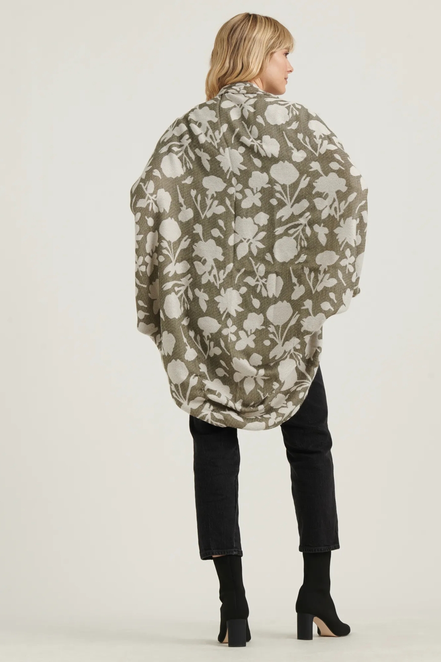 FLORAL JACQUARD KIMONO, image 4