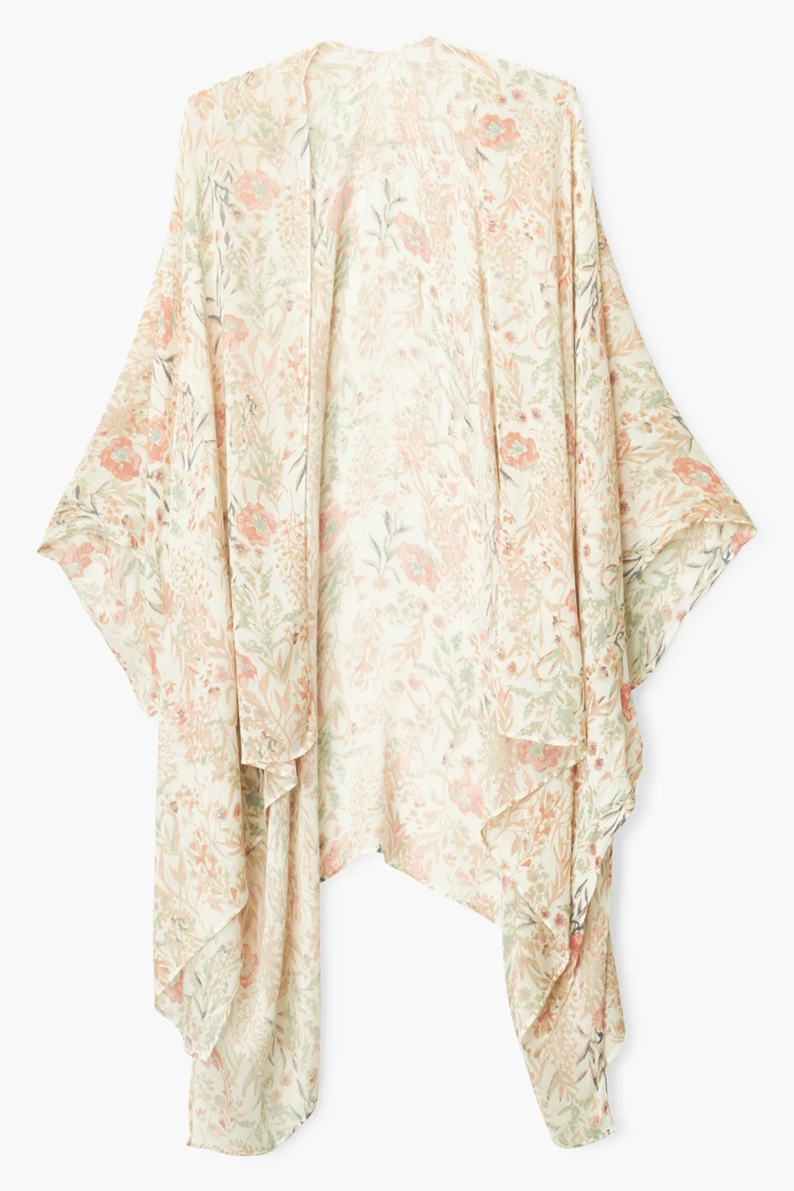 EXPLODED FLORAL KIMONO, image 4