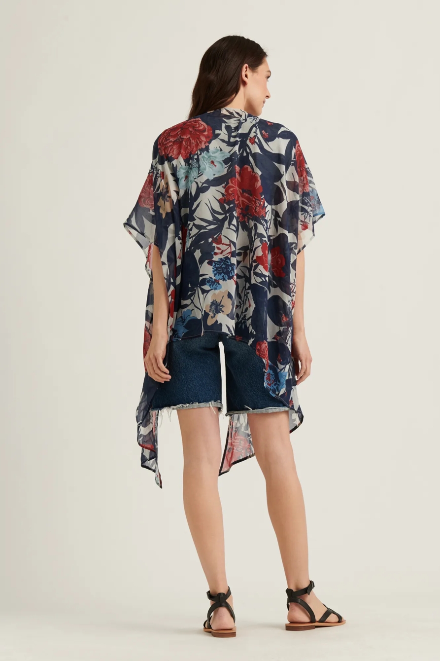 BOTANICALS TIE KIMONO, image 3