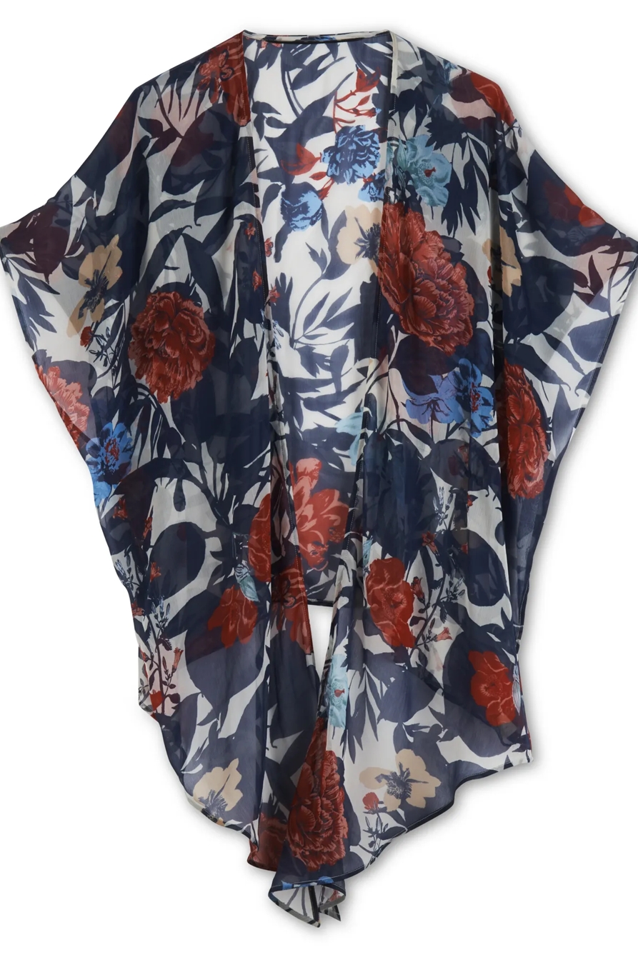 BOTANICALS TIE KIMONO, image 4