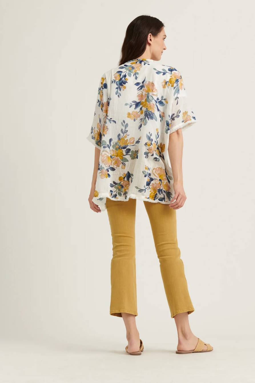 EMBROIDERY PRINT KIMONO, image 3