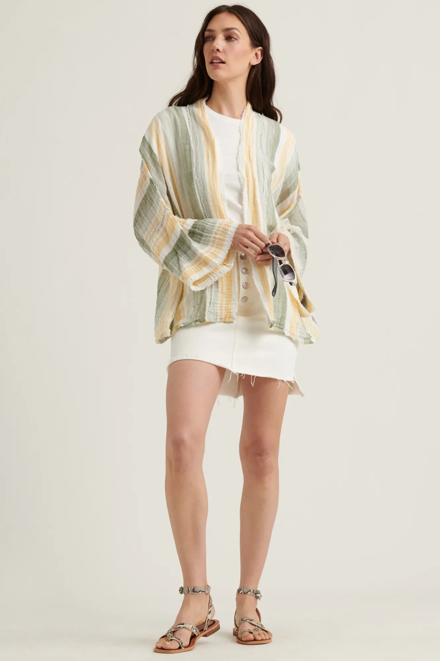 STRIPED KIMONO, image 1