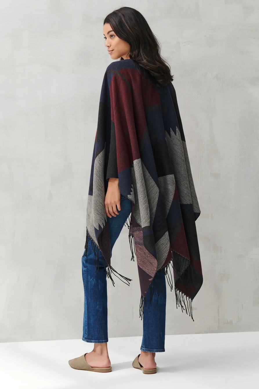 ABSTRACT PATCH PRINT HEAVY WEIGHT KIMONO, image 3