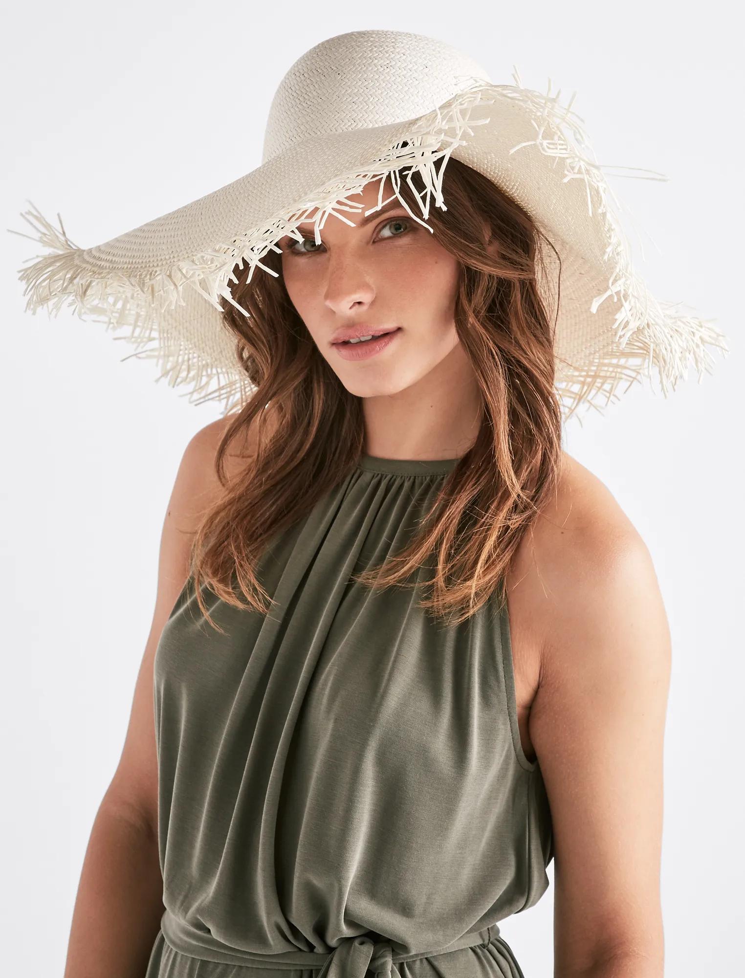 FRAYED STRAW HAT, image 2